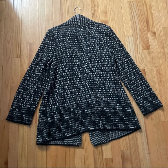 Marisa Christina Grey and Black Sweater Jacket Size XL - Picture 6 of 7
